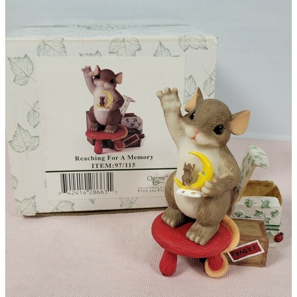 Charming Tails Fitz and Floyd Reaching For A Memory 97/115 - Picture 12 of 12